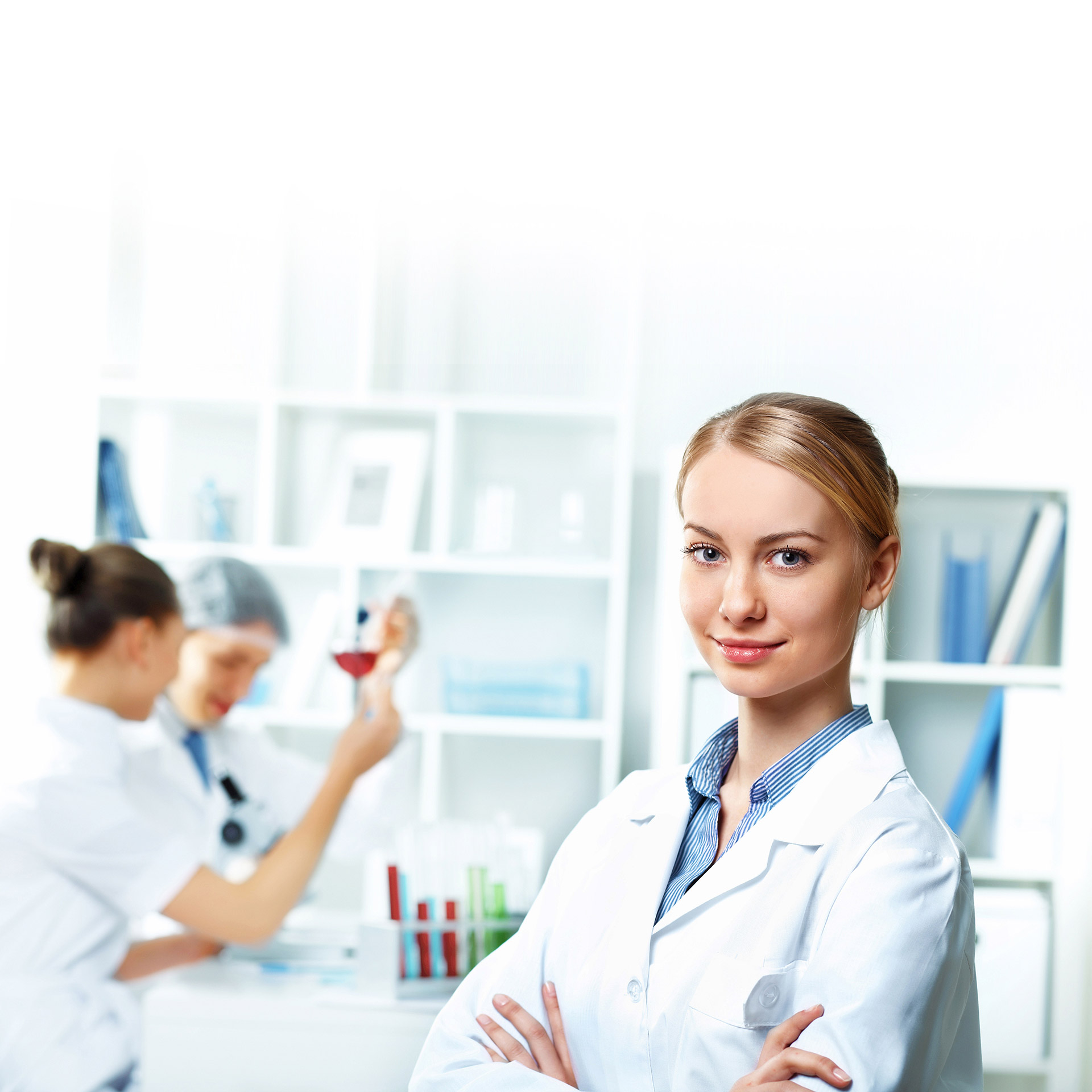 Female Scientist Right